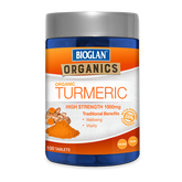 Bioglan Organics Turmeric 1000mg 100 Tablets